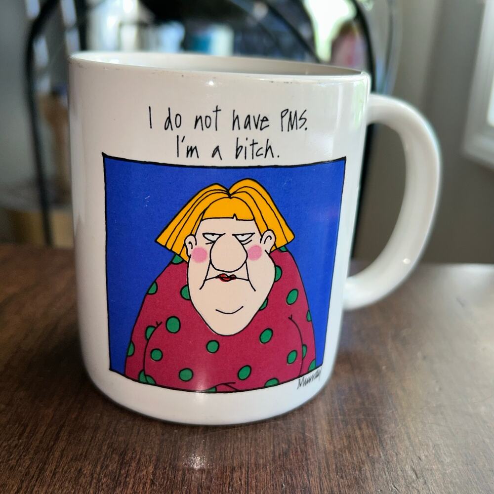 Vintage design design Murray character coffee mug